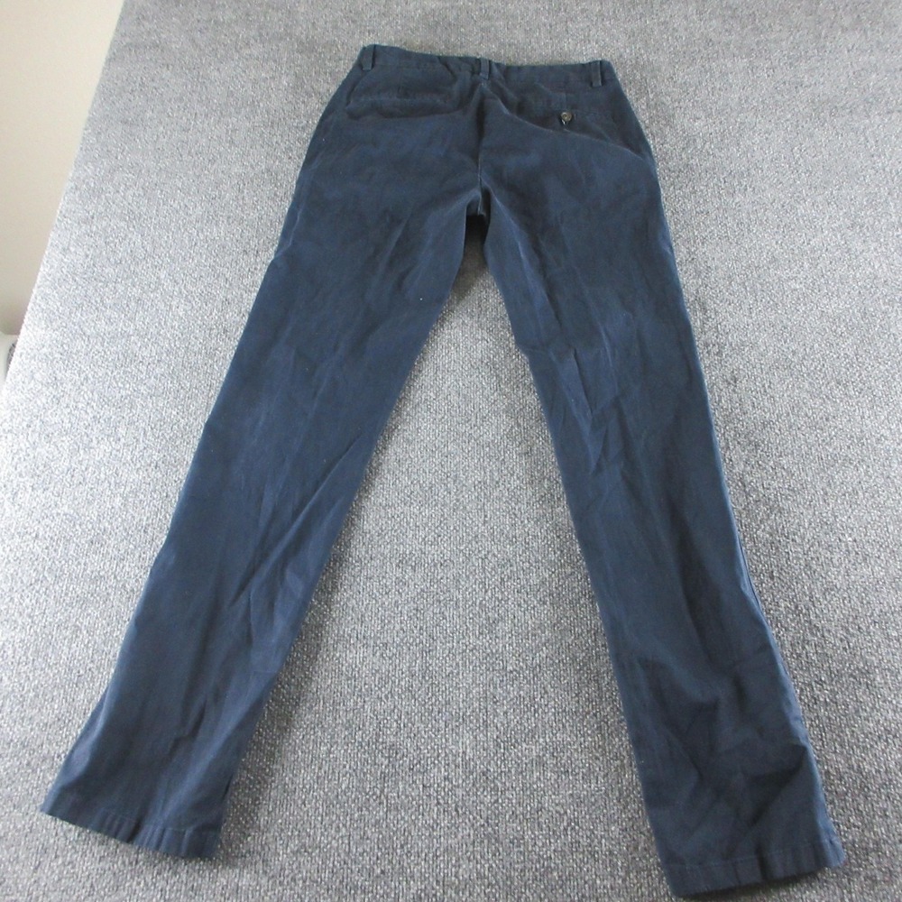 Vineyard Vines Pants Mens 30x34 Blue Stretch Chino Flat Front Straight Casual - Picture 4 of 8